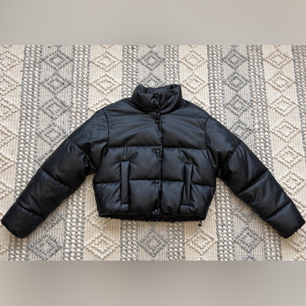 Zara Black Leather Jacket